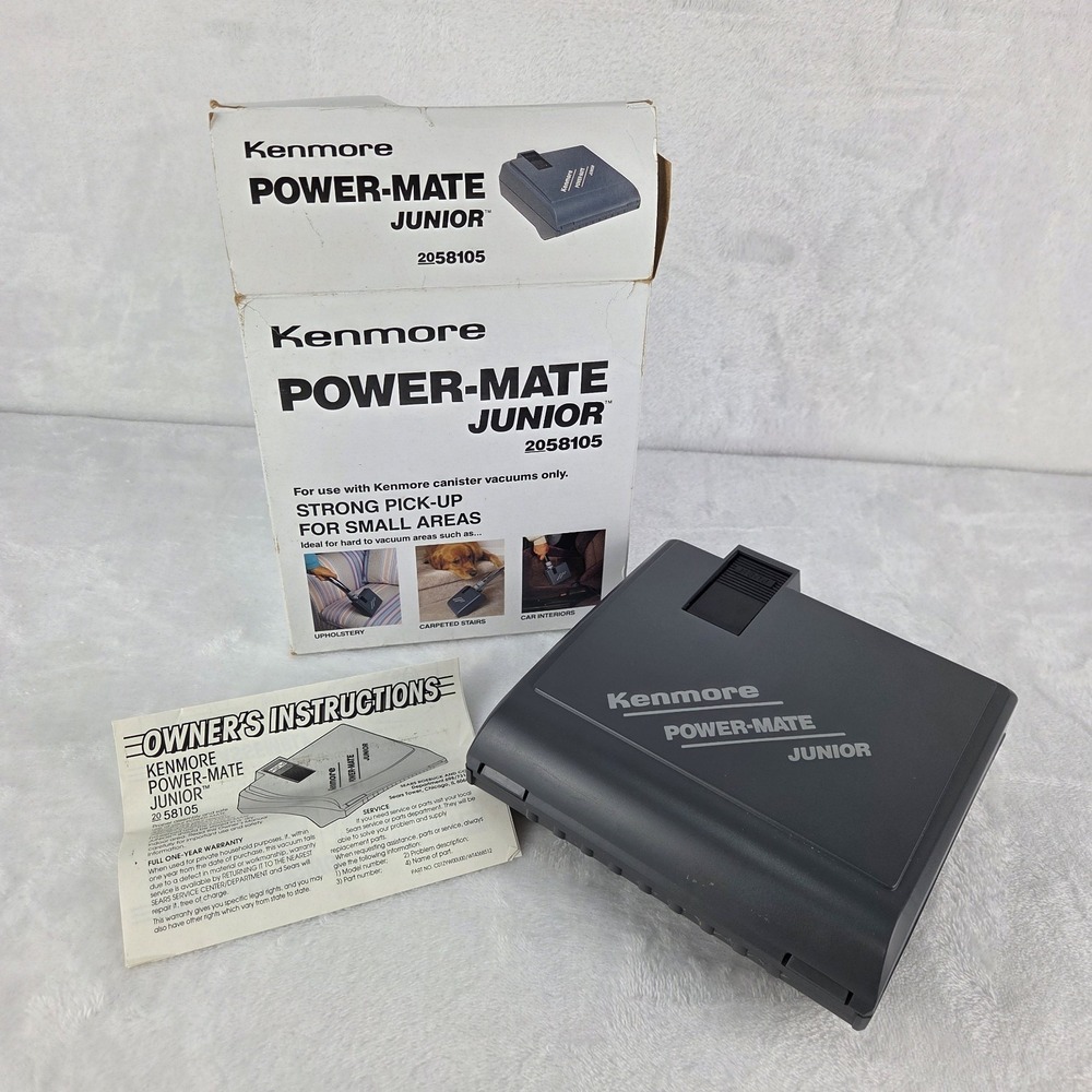 Kenmore Power-Mate Junior 2058105 Vacuum Brush Attachment Box Manual